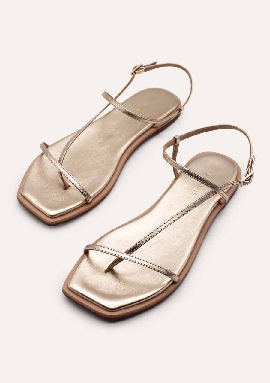 Women KAANAS Flats | Alayta Gold