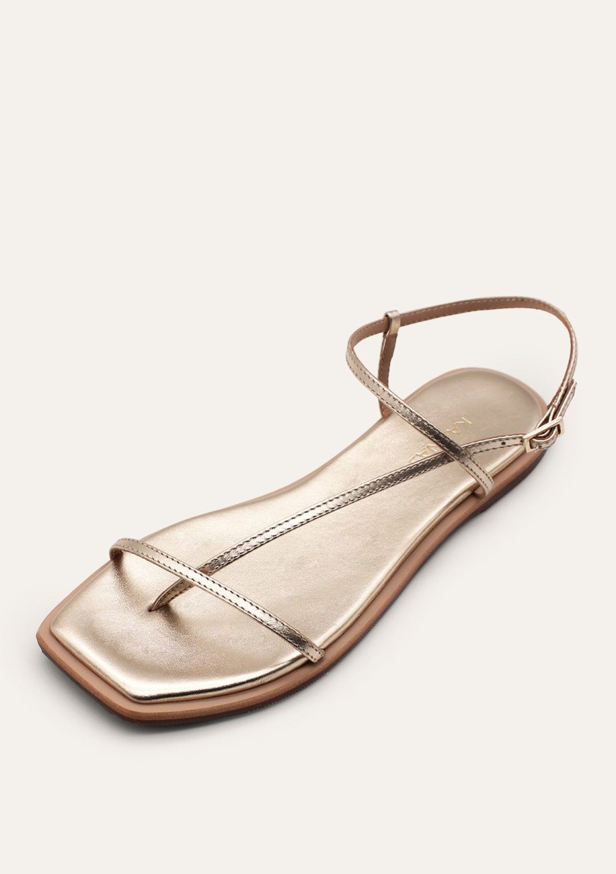 Women KAANAS Flats | Alayta Gold