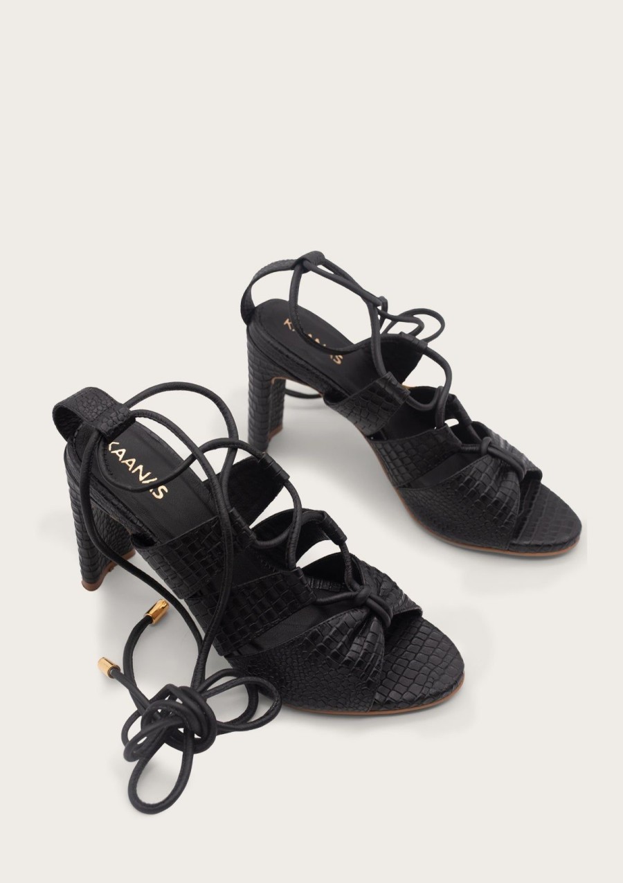 Women KAANAS Heels | Zaria Black