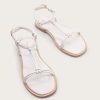 Women KAANAS Naked Sandals | Allen Ivory