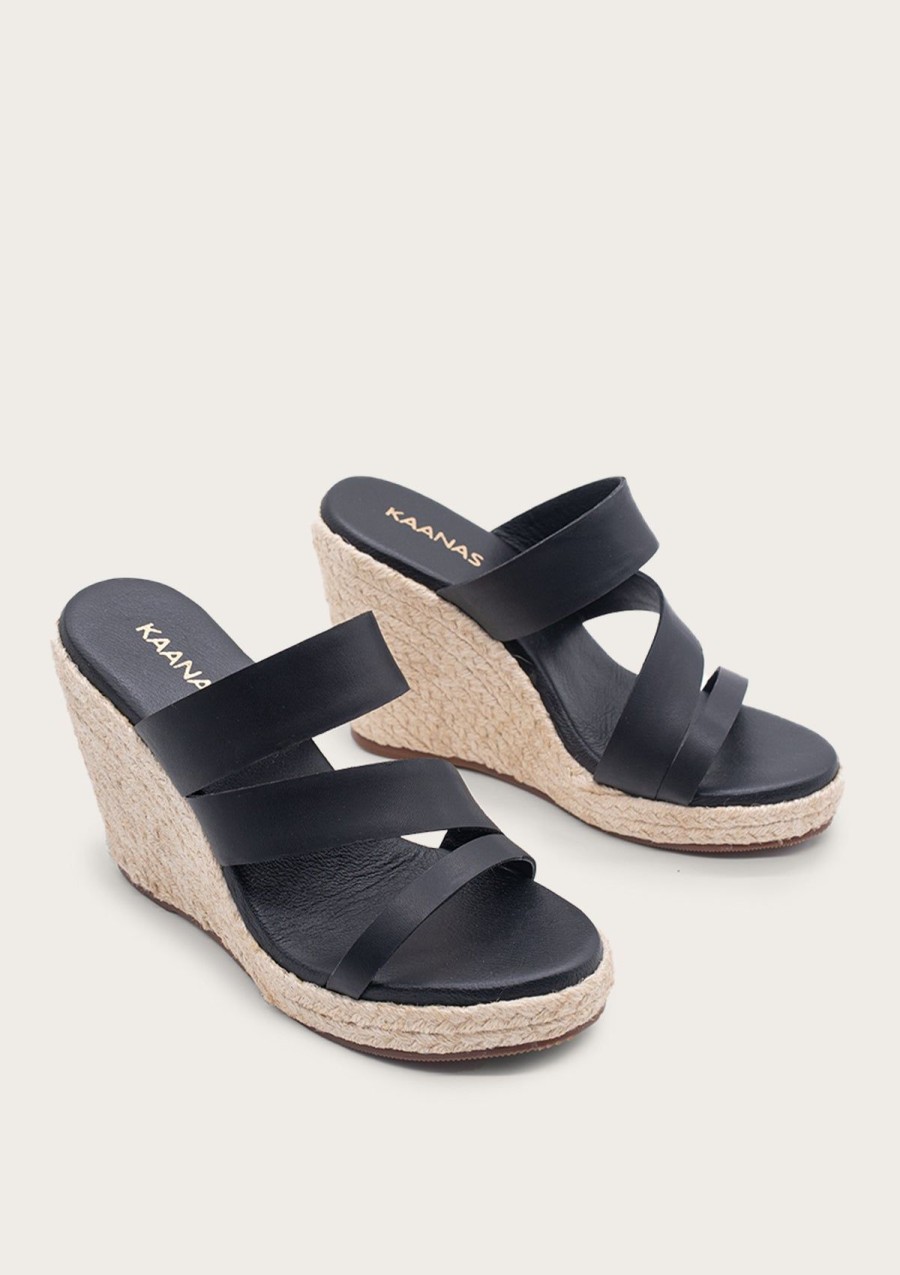 Women KAANAS Wedges | Monarch Black