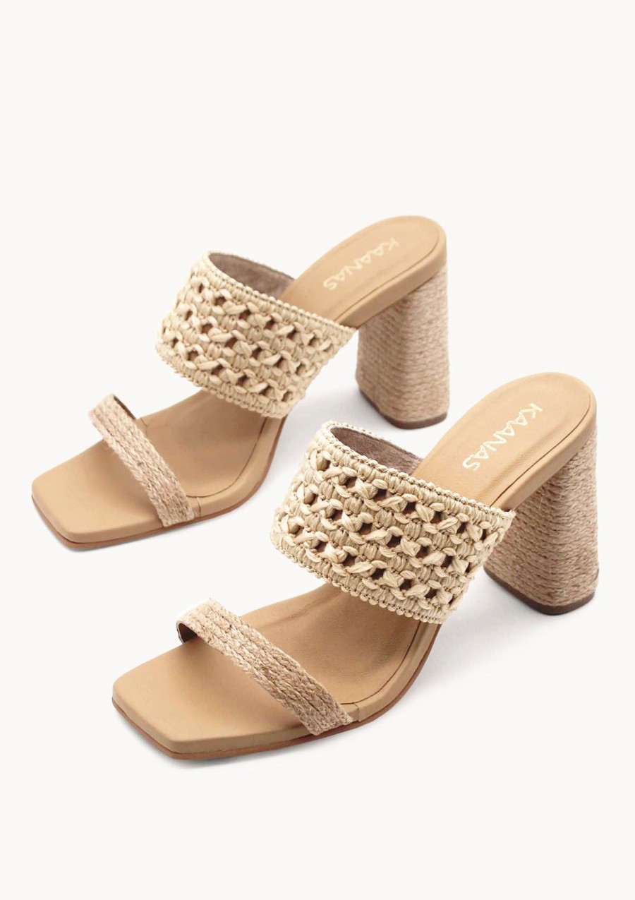 Women KAANAS Heels | Carrillos Natural