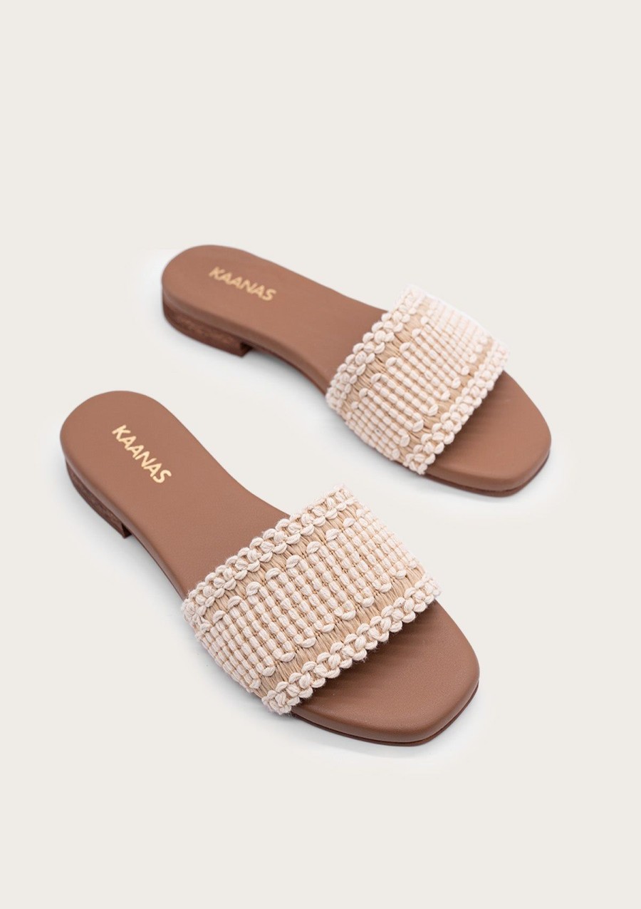 Women KAANAS Flats | Ayla Beige