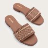 Women KAANAS Flats | Ayla Coffee