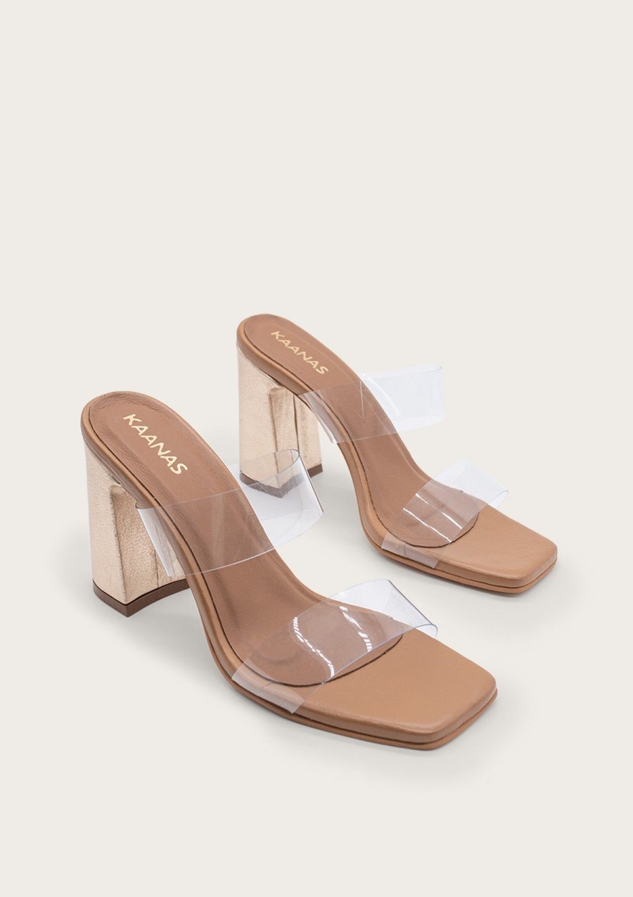 Women KAANAS Heels | Sancy Caramel