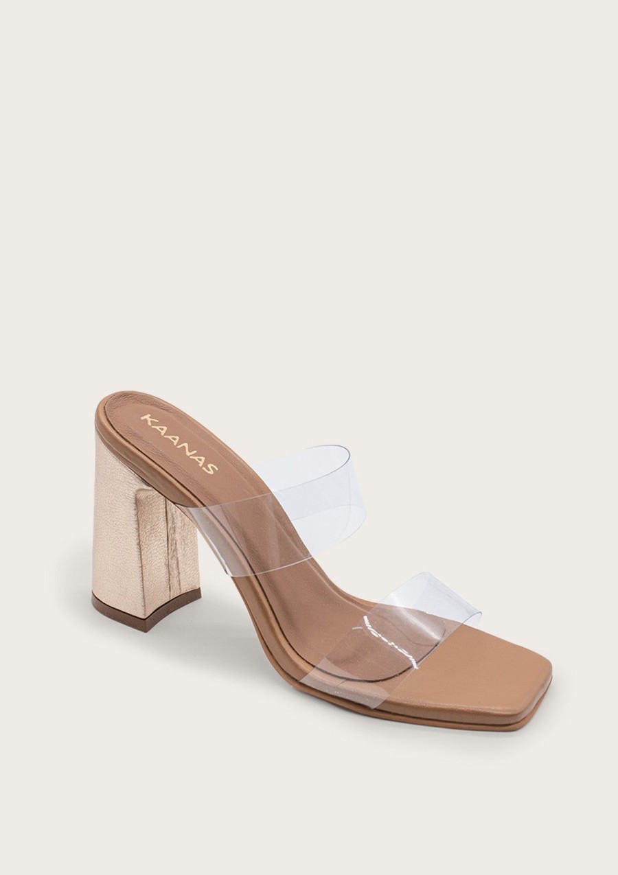 Women KAANAS Heels | Sancy Caramel