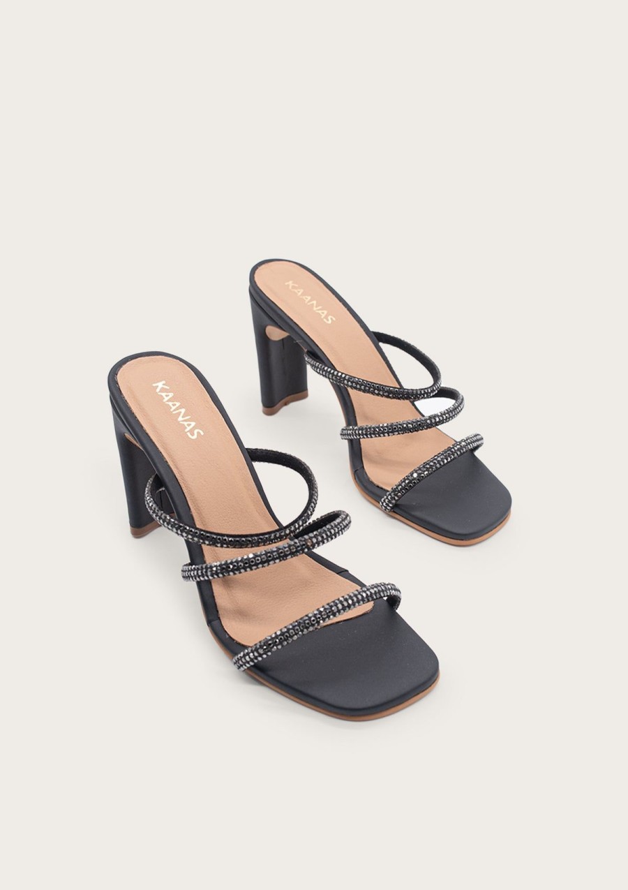 Women KAANAS Heels | Fortuna Black