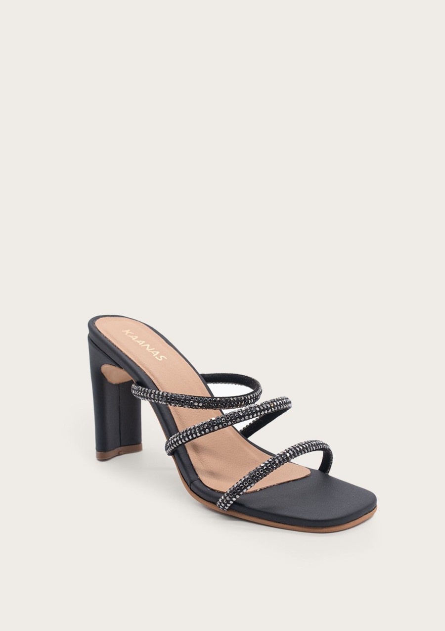 Women KAANAS Heels | Fortuna Black