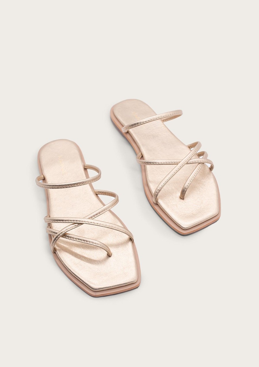 Women KAANAS Flats | Kapok Gold