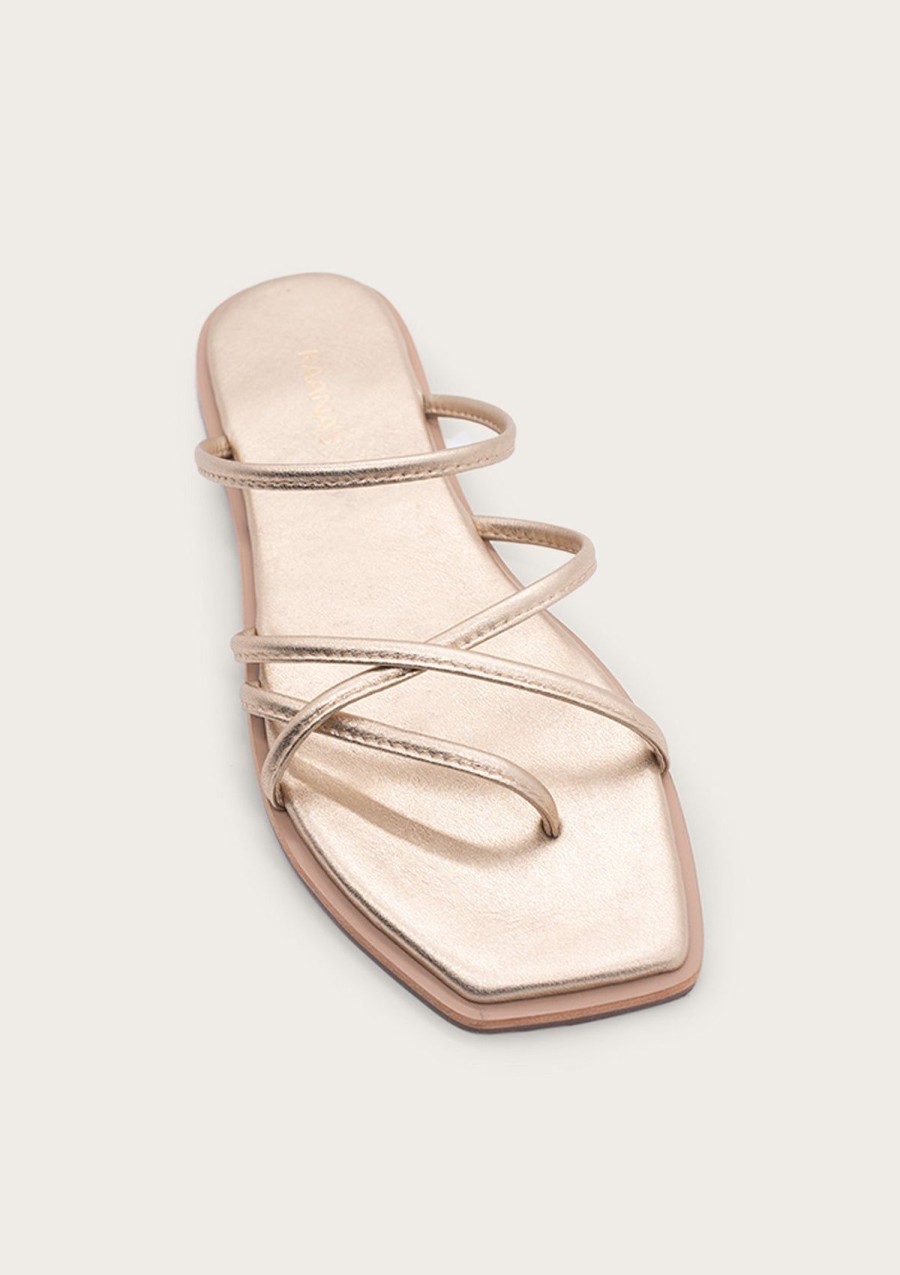 Women KAANAS Flats | Kapok Gold