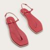 Women KAANAS Flats | Clarkia Chili Red