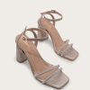 Women KAANAS Heels | Allnatt Silver