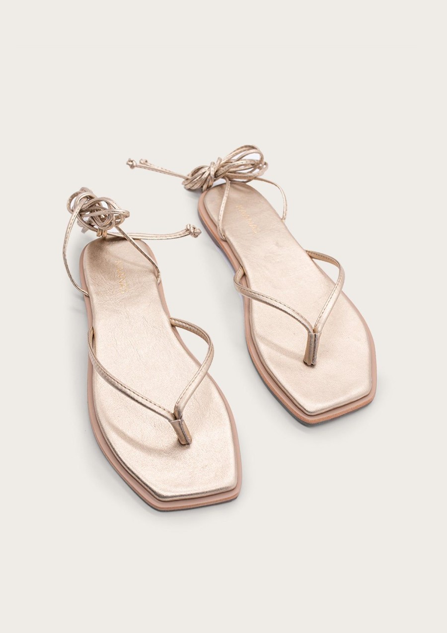 Women KAANAS Flats | Samoa Gold