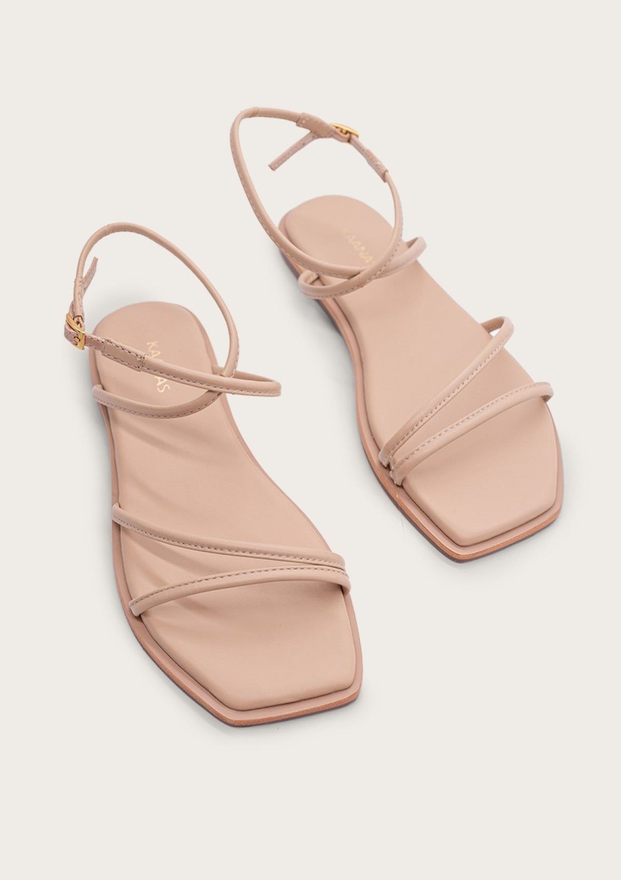 Women KAANAS Naked Sandals | Zola Beige