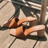 Women KAANAS Heels | Amber Caramel