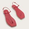 Women KAANAS Naked Sandals | Clarkia Chili Red