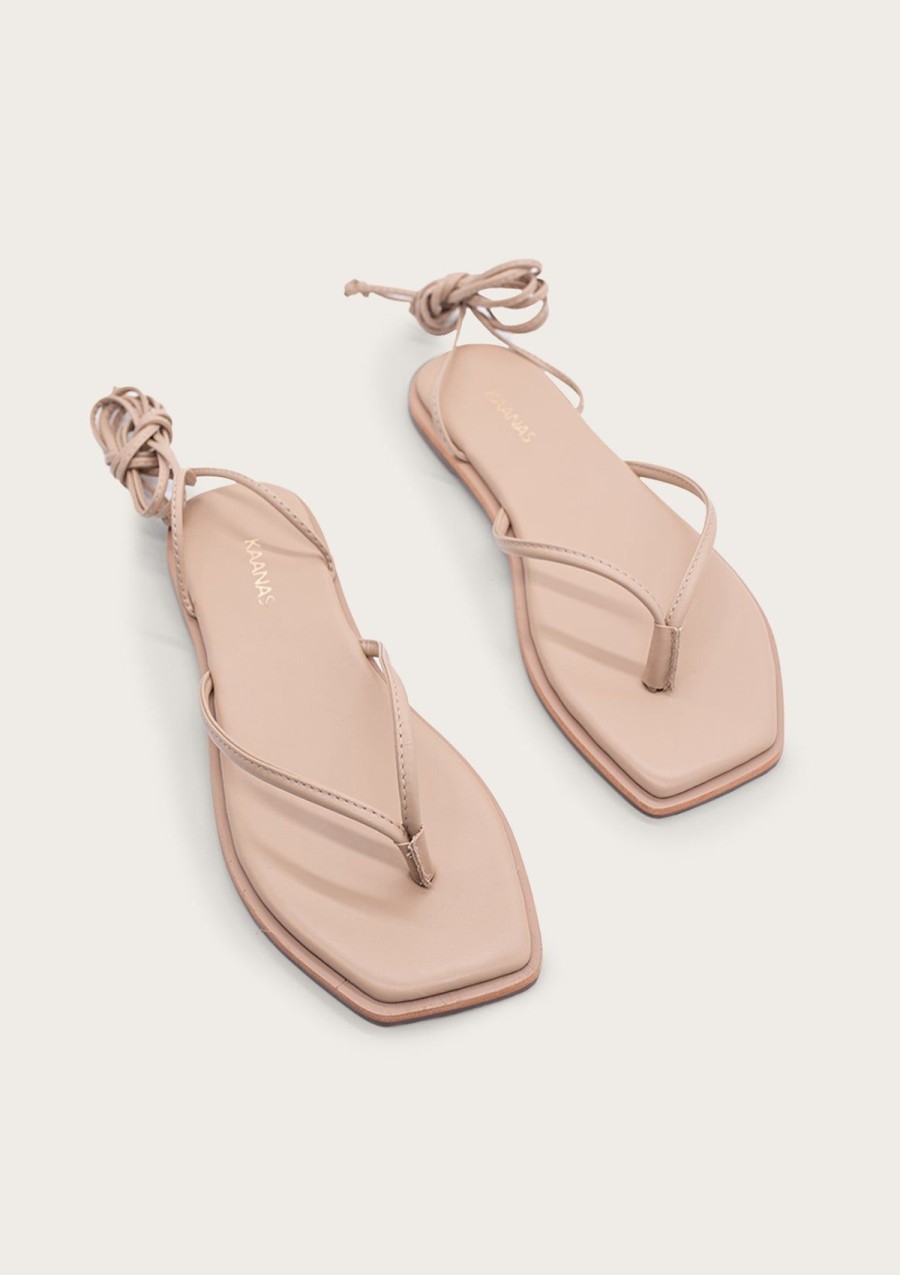 Women KAANAS Naked Sandals | Samoa Beige