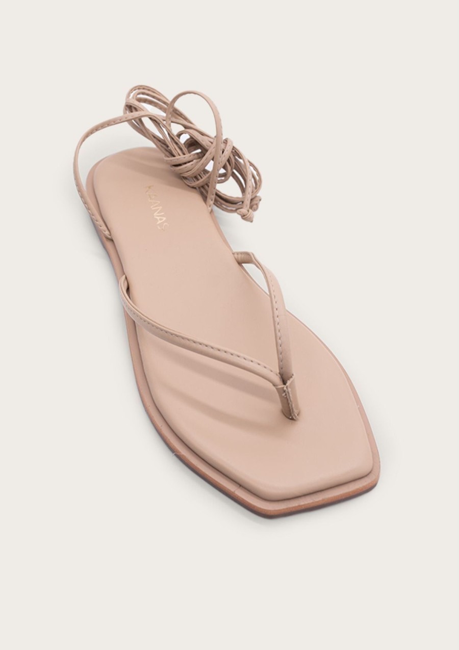 Women KAANAS Naked Sandals | Samoa Beige