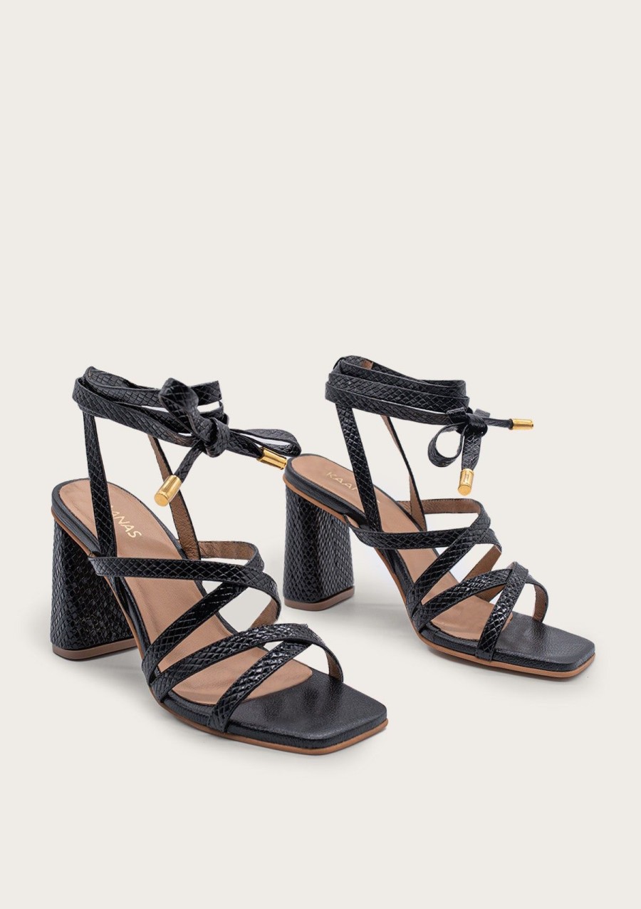 Women KAANAS Heels | Eagle Black