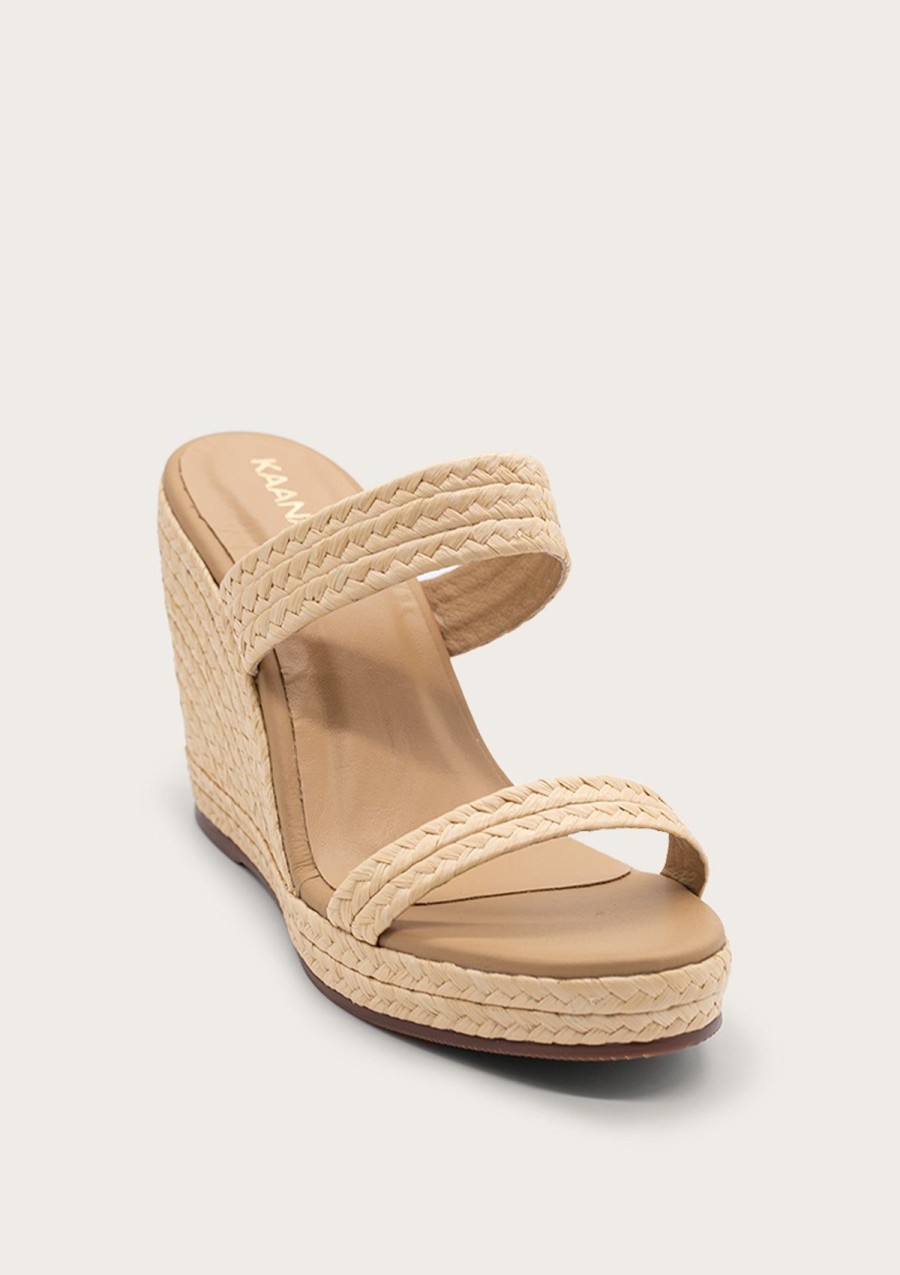 Women KAANAS Wedges | Carmer Natural