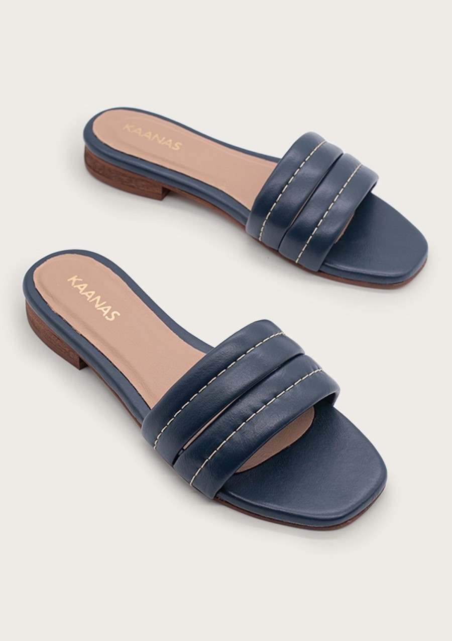 Women KAANAS Flats | Maya Navy