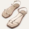 Women KAANAS Naked Sandals | Alayta Gold