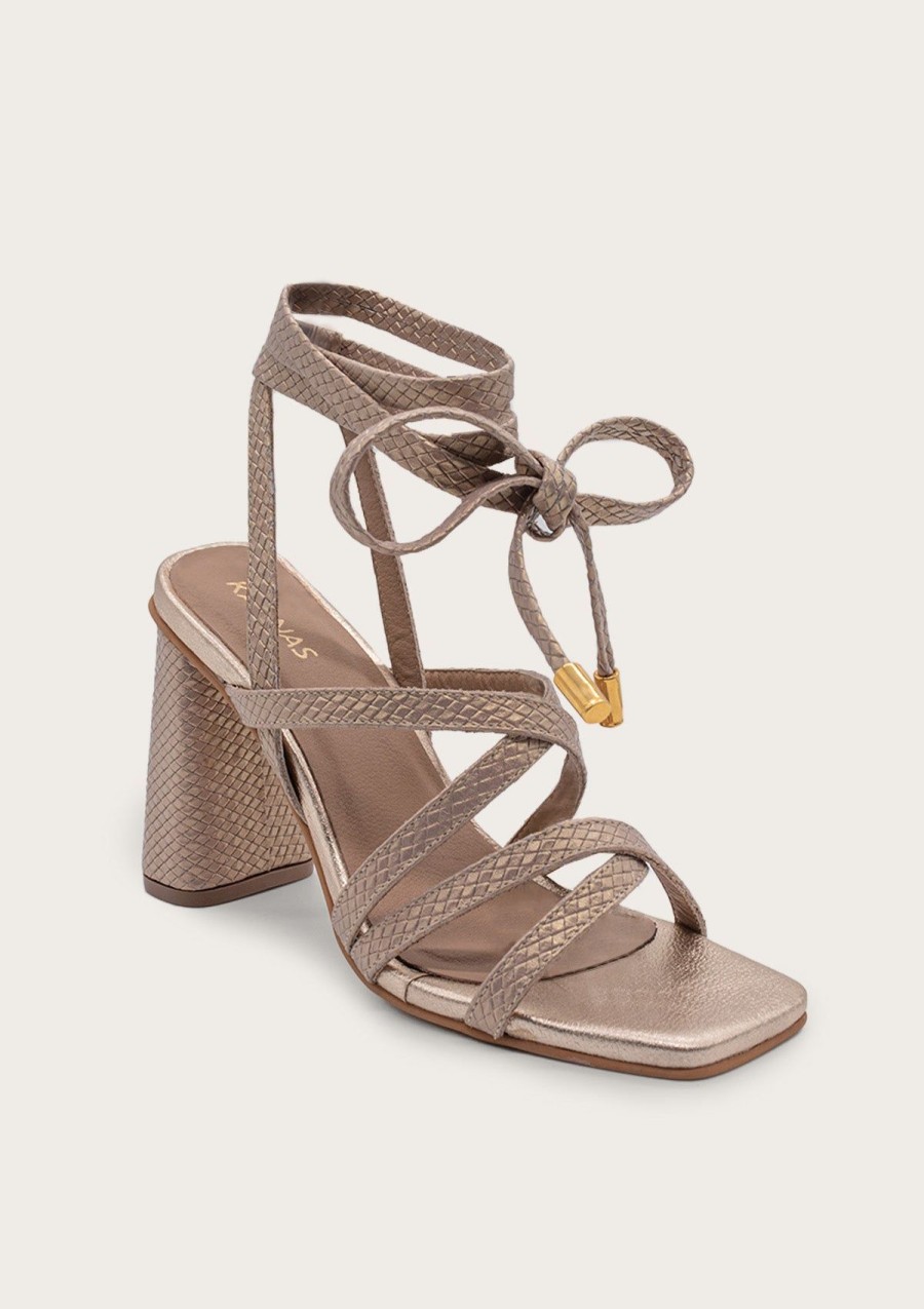 Women KAANAS Heels | Eagle Gold