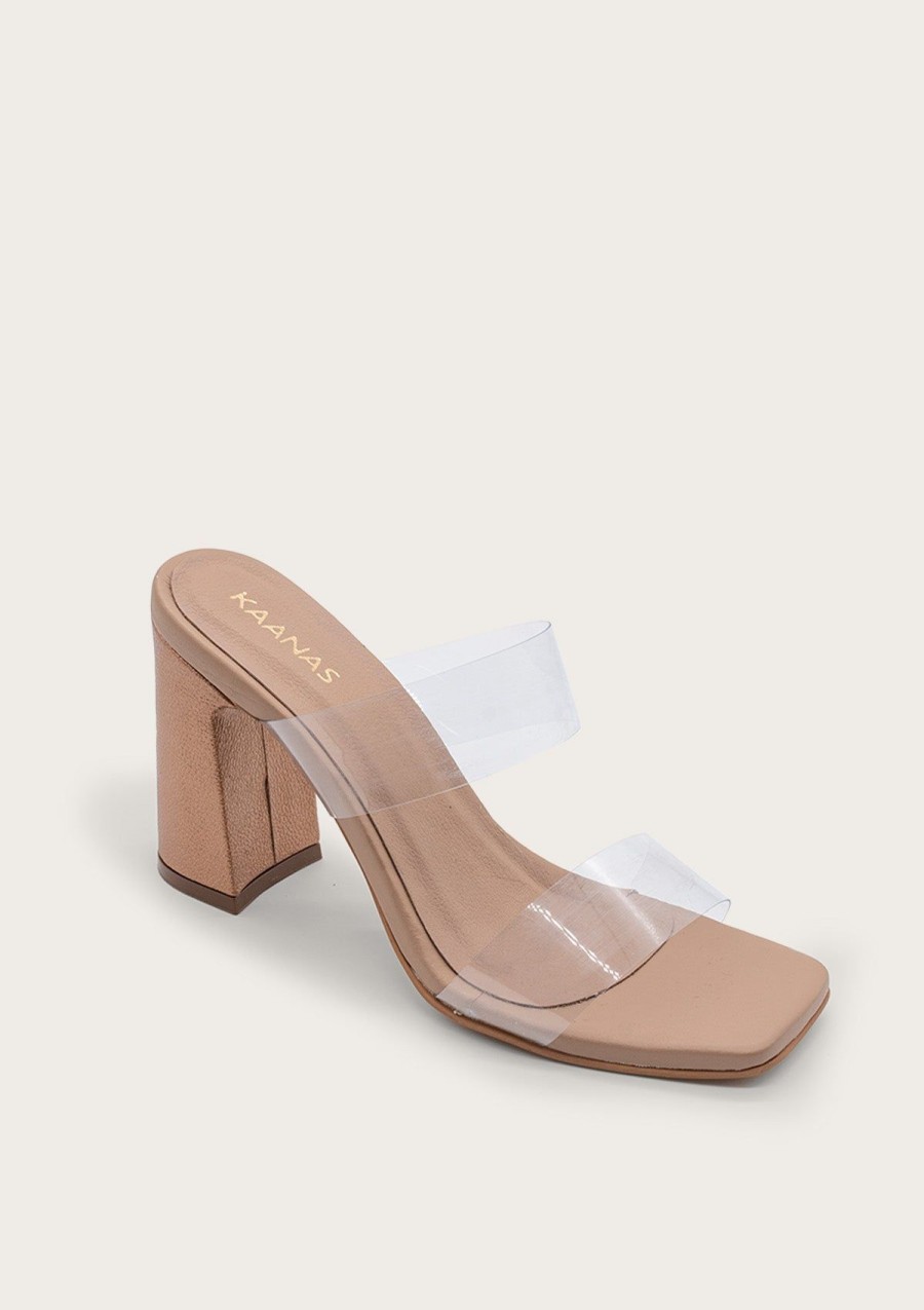 Women KAANAS Heels | Sancy Almond