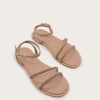 Women KAANAS Flats | Marquise Caramel